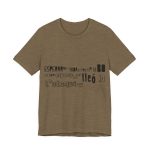 Camiseta jersey manga corta - Verde oliva jaspeado - Lleó vegà