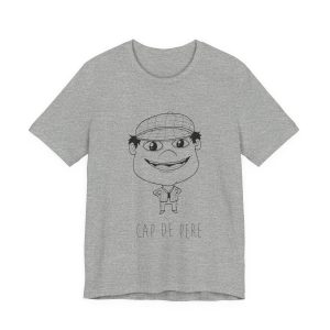 Camiseta jersey manga corta - Gris jaspeado - Camiseta unisex Cap de Pere Cans