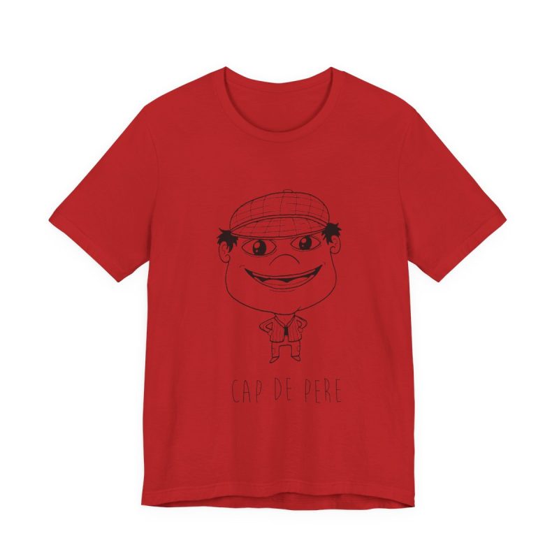 Camiseta jersey manga corta - Rojo - Camiseta unisex Cap de Pere Cans