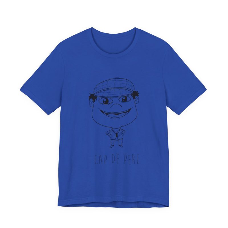 Camiseta jersey manga corta - Azul royal autentico - Camiseta unisex Cap de Pere Cans