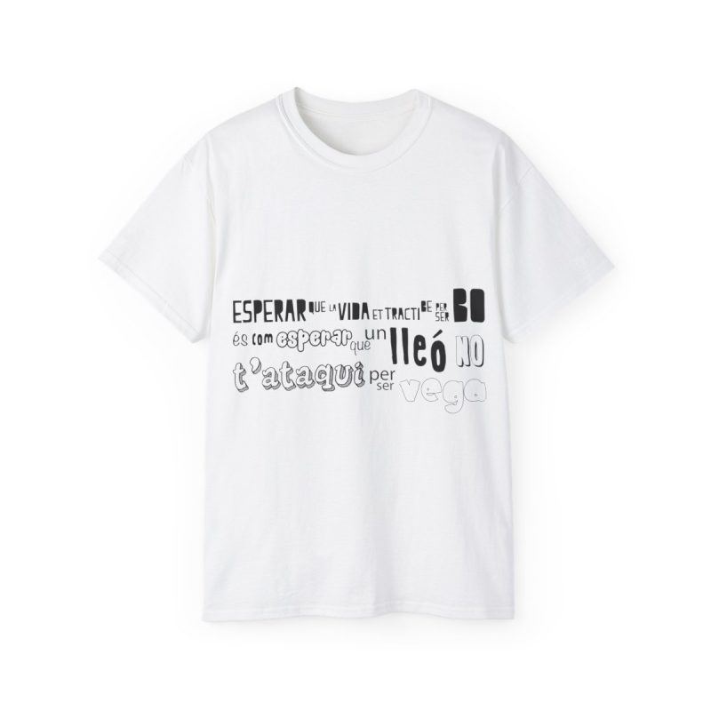 Camiseta ultra algodon - Blanco - Lleó vegà