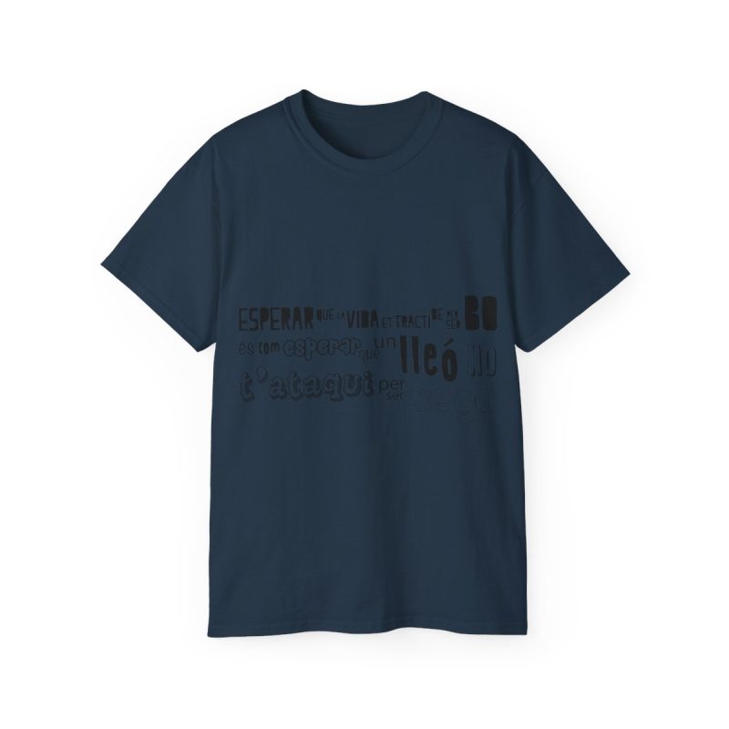 Camiseta ultra algodon - Azul crepusculo - Lleó vegà