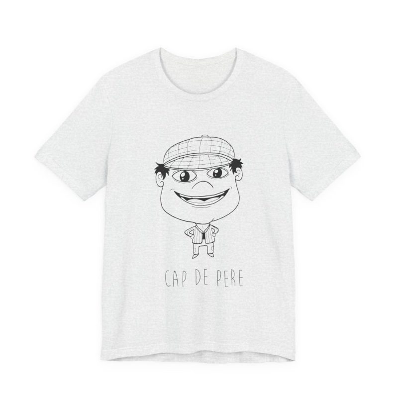 Camiseta jersey manga corta - Gris ceniza - Camiseta unisex Cap de Pere Cans