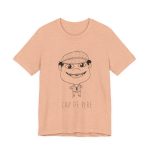 Camiseta jersey manga corta - Melocoton jaspeado - Camiseta unisex Cap de Pere Cans