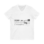 Camiseta cuello de pico - Blanco - Lleó vegà