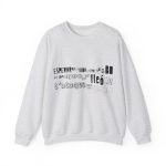 Sudadera cuello redondo - Gris ceniza - Lleó vegà