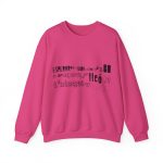Sudadera cuello redondo - Fucsia intenso - Lleó vegà