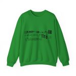 Sudadera cuello redondo - Verde irlandes - Lleó vegà