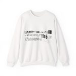 Sudadera cuello redondo - Blanco - Lleó vegà
