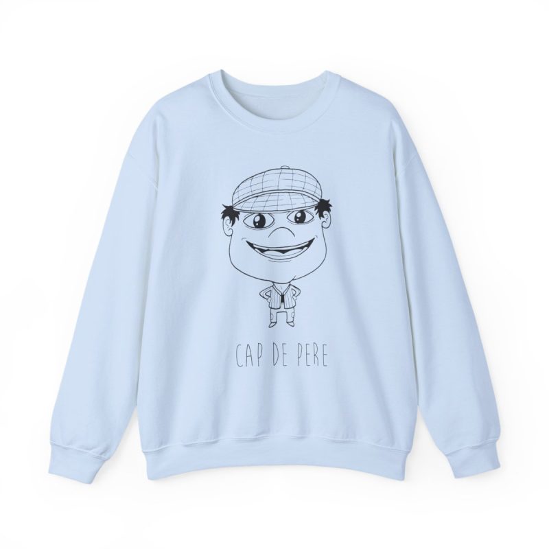Sudadera cuello redondo - Azul claro - Camiseta unisex Cap de Pere Cans