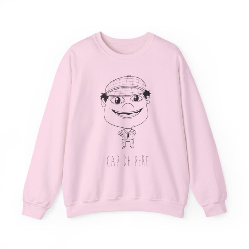 Sudadera cuello redondo - Rosa claro - Camiseta unisex Cap de Pere Cans