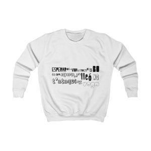Sudadera infantil - Blanco artico - Lleó vegà