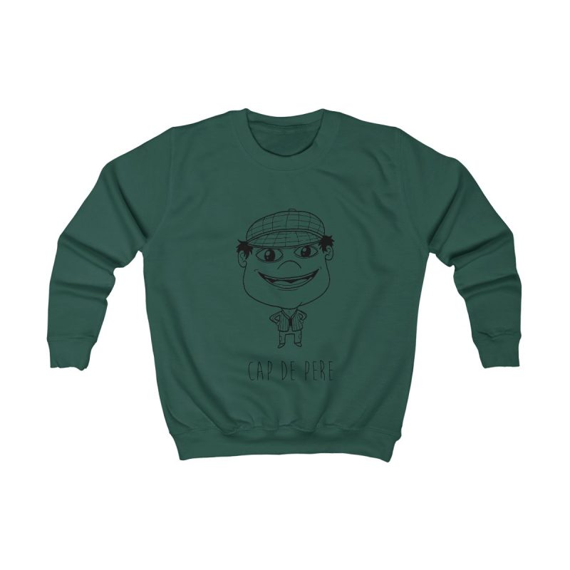 Sudadera infantil - Verde botella - Camiseta unisex Cap de Pere Cans