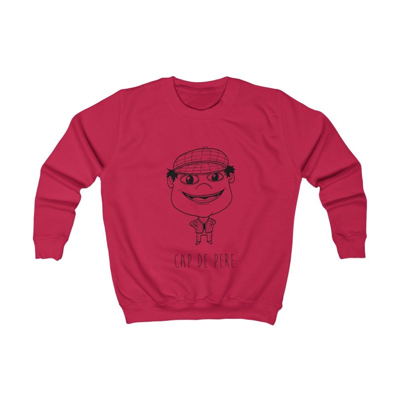 Sudadera infantil - Rojo fuego - Camiseta unisex Cap de Pere Cans