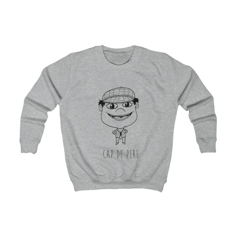 Sudadera infantil - Gris jaspeado claro - Camiseta unisex Cap de Pere Cans