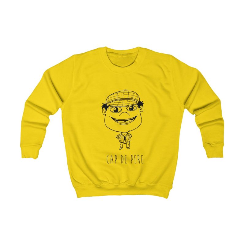 Sudadera infantil - Amarillo sol - Camiseta unisex Cap de Pere Cans