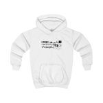 Sudadera con capucha infantil - Blanco artico - Lleó vegà Sudadera con capucha infantil - Blanco artico - Lleó vegà
