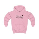 Sudadera con capucha infantil - Rosa bebe - Lleó vegà Sudadera con capucha infantil - Rosa bebe - Lleó vegà