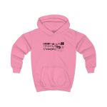 Sudadera con capucha infantil - Rosa algodon de azucar - Lleó vegà Sudadera con capucha infantil - Rosa algodon de azucar - Lleó vegà