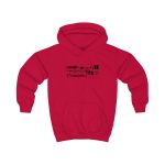 Sudadera con capucha infantil - Rojo fuego - Lleó vegà Sudadera con capucha infantil - Rojo fuego - Lleó vegà