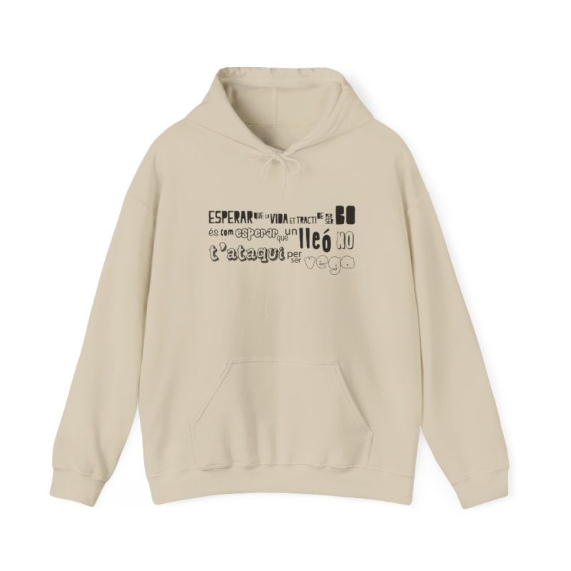 Sudadera con capucha - Arena - Lleó vegà