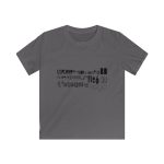Camiseta infantil Softstyle - Gris marengo - Lleó vegà