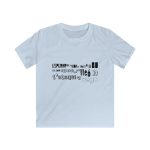 Camiseta infantil Softstyle - Azul claro - Lleó vegà