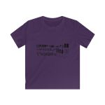 Camiseta infantil Softstyle - Morado - Lleó vegà