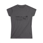 Camiseta mujer Softstyle - Gris marengo - Lleó vegà