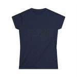 Camiseta mujer Softstyle - Azul marino - Lleó vegà