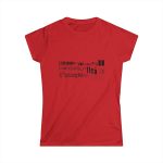 Camiseta mujer Softstyle - Rojo - Lleó vegà