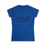Camiseta mujer Softstyle - Azul royal - Lleó vegà