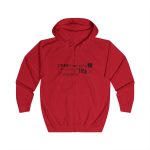 Sudadera con capucha y cremallera - Rojo fuego - Lleó vegà Sudadera con capucha y cremallera - Rojo fuego - Lleó vegà