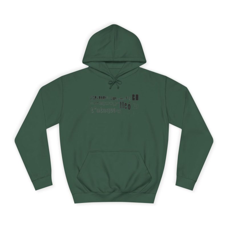 Sudadera universitaria - Verde botella - Lleó vegà