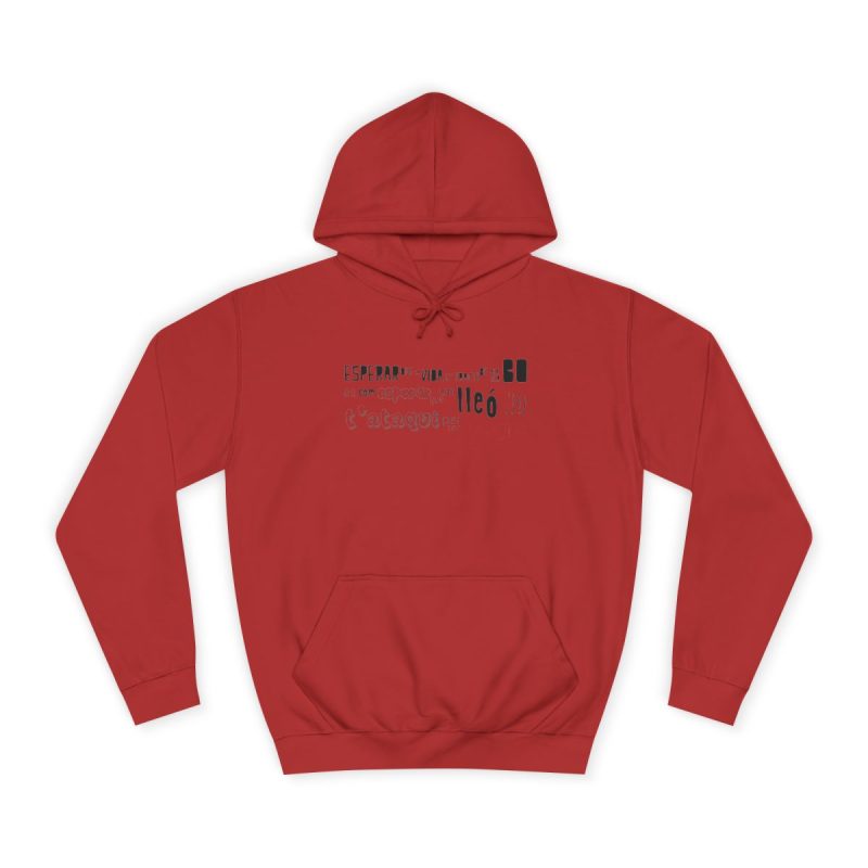 Sudadera universitaria - Rojo fuego - Lleó vegà