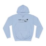 Sudadera universitaria - Azul cielo - Lleó vegà Sudadera universitaria - Azul cielo - Lleó vegà