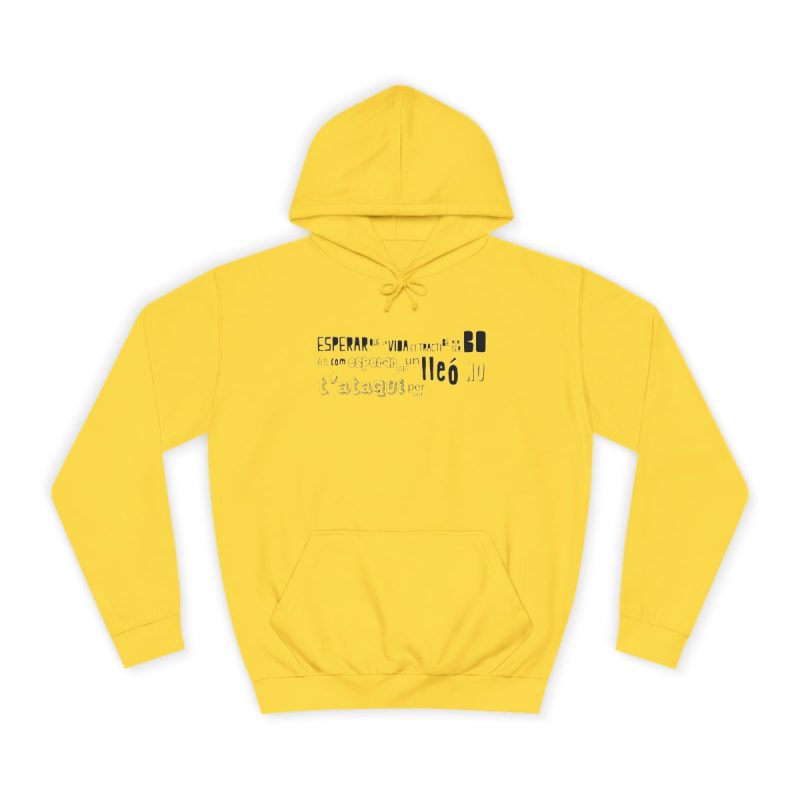 Sudadera universitaria - Amarillo sol - Lleó vegà