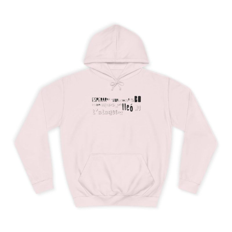 Sudadera universitaria - Rosa bebe - Lleó vegà