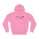 Sudadera universitaria - Rosa algodon de azucar - Lleó vegà Sudadera universitaria - Rosa algodon de azucar - Lleó vegà