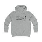 Sudadera universitaria mujer - Gris jaspeado claro - Lleó vegà Sudadera universitaria mujer - Gris jaspeado claro - Lleó vegà