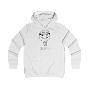 Sudadera universitaria mujer - Blanco artico - Camiseta unisex Cap de Pere Cans