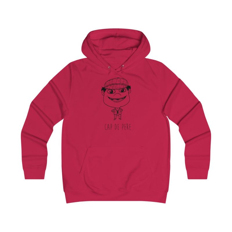 Sudadera universitaria mujer - Rojo fuego - Camiseta unisex Cap de Pere Cans