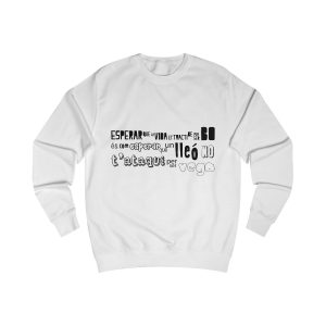 Sudadera clasica - Blanco artico - Lleó vegà
