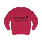 Sudadera clasica - Rojo fuego - Lleó vegà