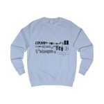 Sudadera clasica - Azul cielo - Lleó vegà