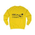 Sudadera clasica - Amarillo sol - Lleó vegà