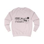 Sudadera clasica - Rosa bebe - Lleó vegà
