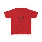 Camiseta infantil algodon grueso - Rojo - Camiseta unisex Cap de Pere Cans
