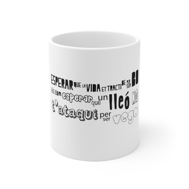 Taza de ceramica - Lleó vegà Taza de ceramica - Lleó vegà