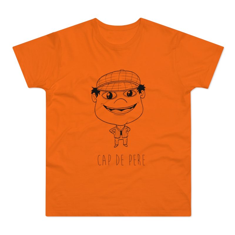 Camiseta hombre punto liso - Naranja - Camiseta unisex Cap de Pere Cans